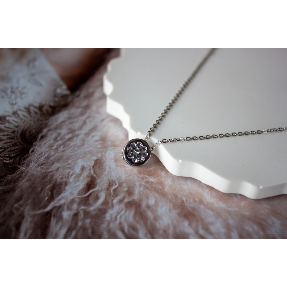 Diamond Steel Necklace