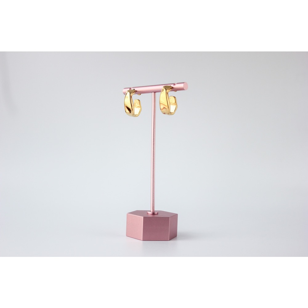 Asimetric Steel Earring