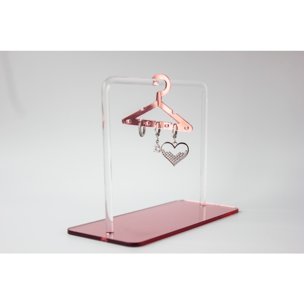Diamong Heart Steel Earring