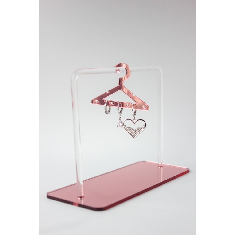 Diamong Heart Steel Earring