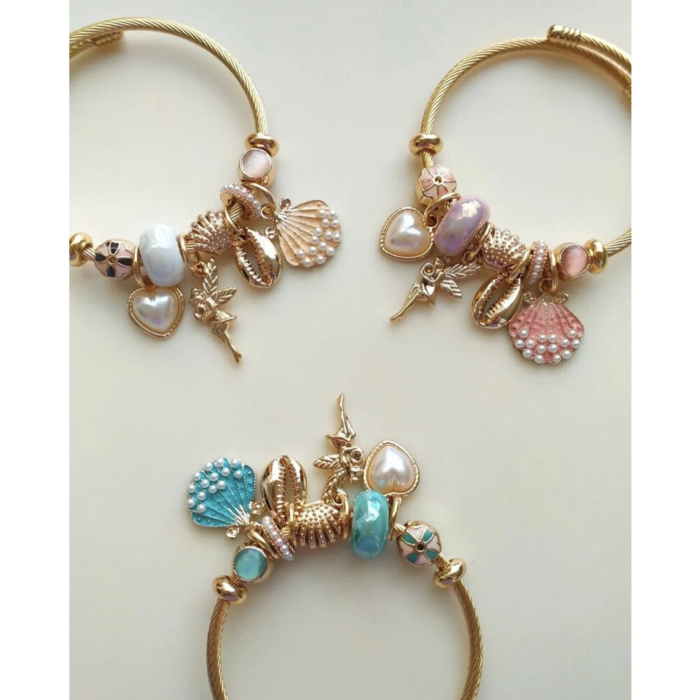 Pandora Model Peri Kalp Charm Bileklik