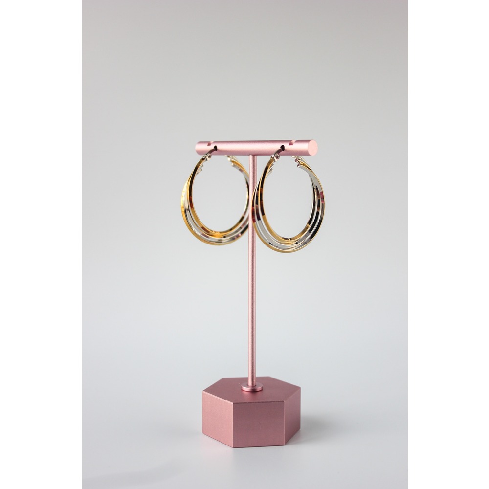 Bronz Gold Hoop Steel Earring