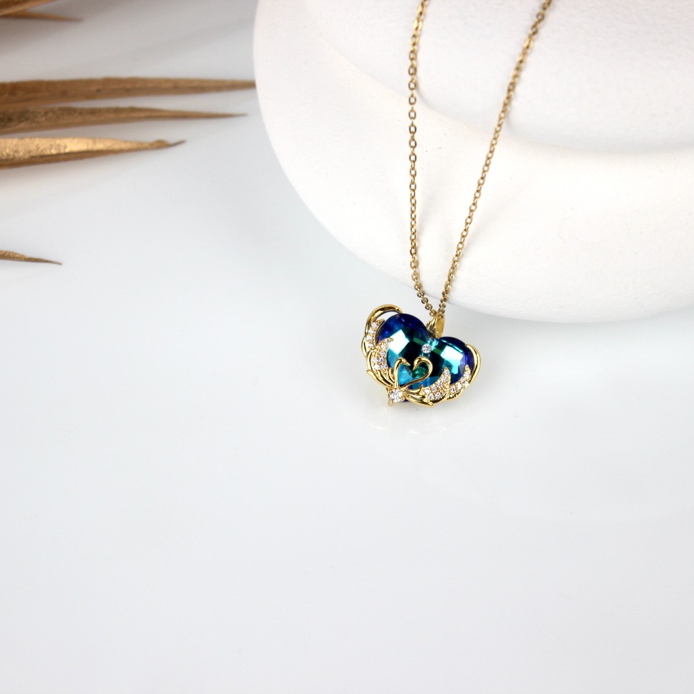 Blue Swan St. Necklace
