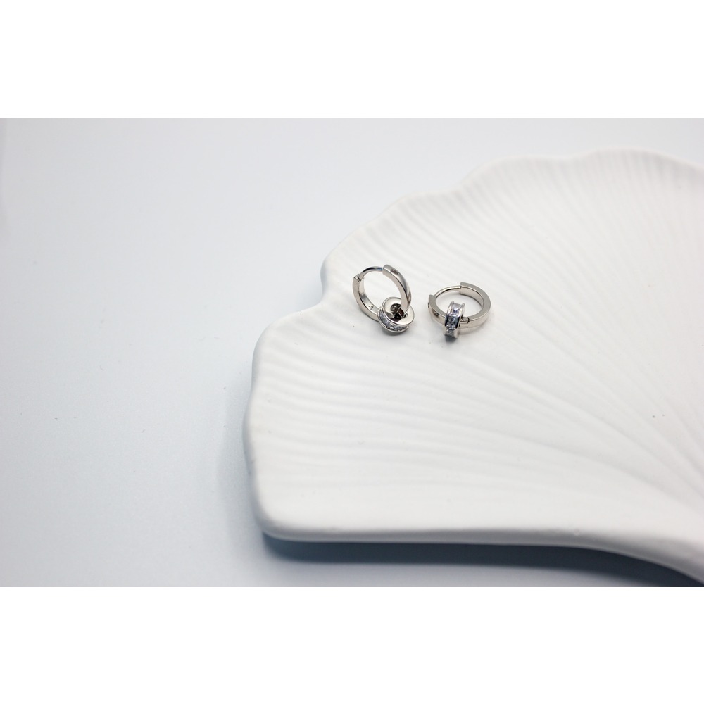 Ring Steel Earring 