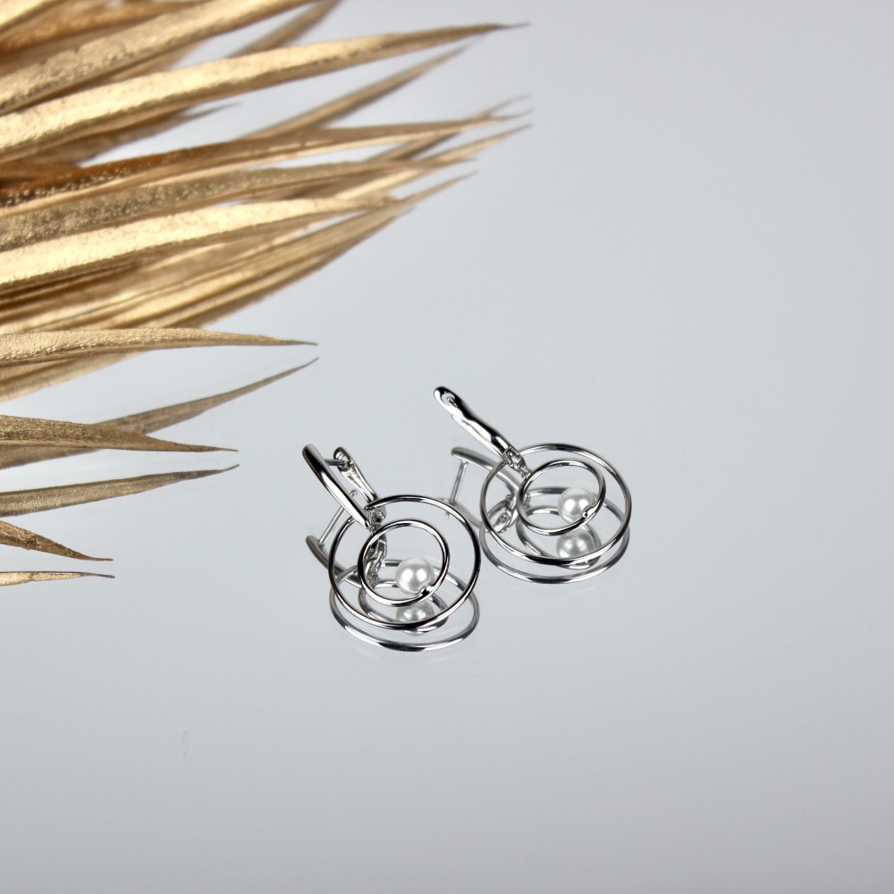 Circles Steel Earring
