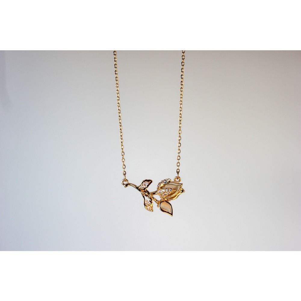 Rose Steel Necklace