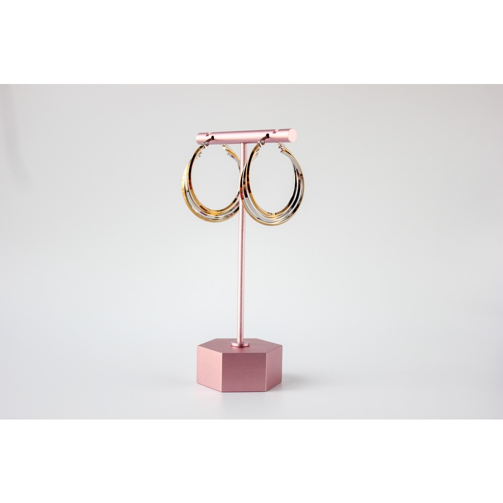 Bronz Gold Hoop Steel Earring