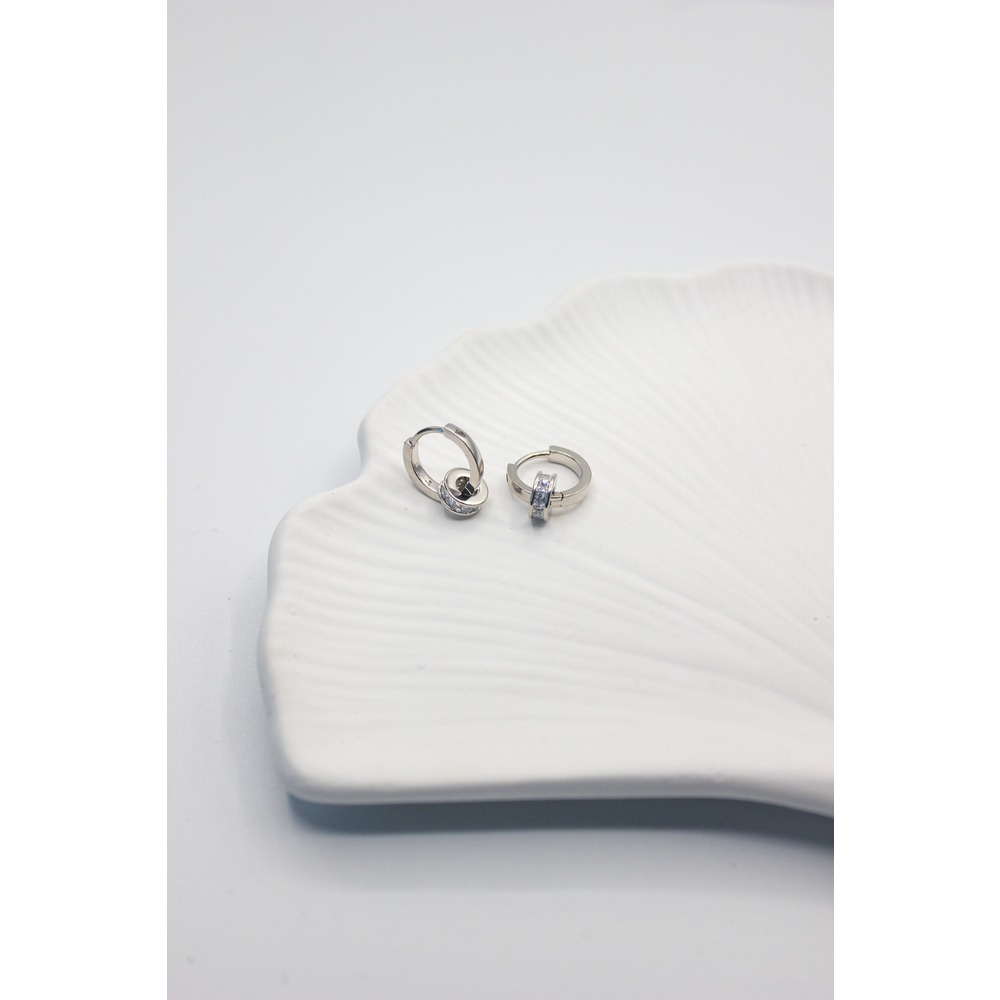 Ring Steel Earring 
