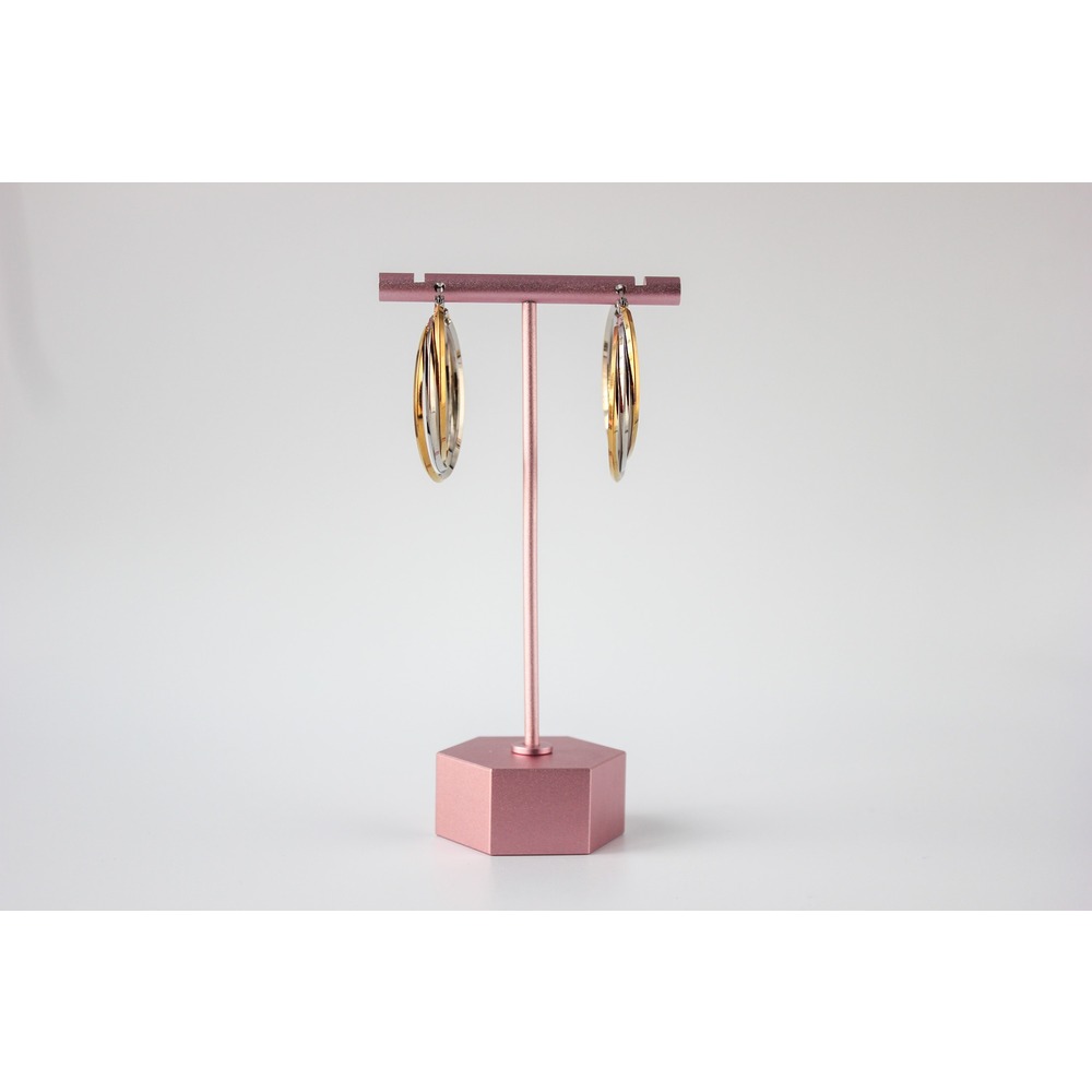 Bronz Gold Hoop Steel Earring