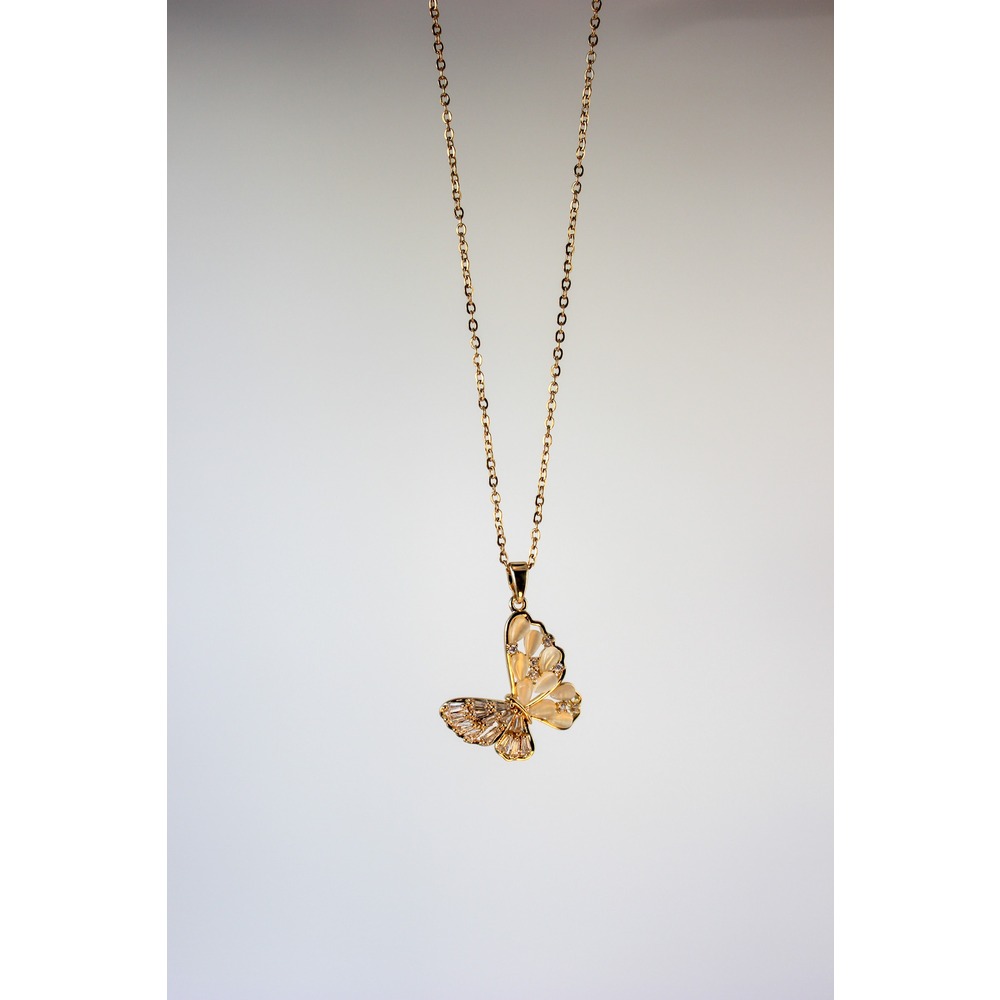 Butterfly Steel Necklace