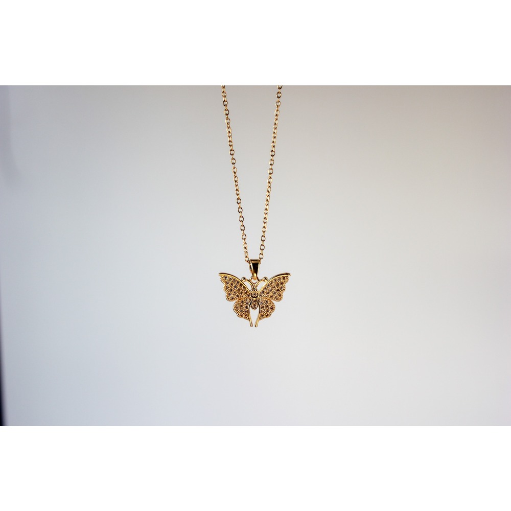 Butterfly Steel Necklace