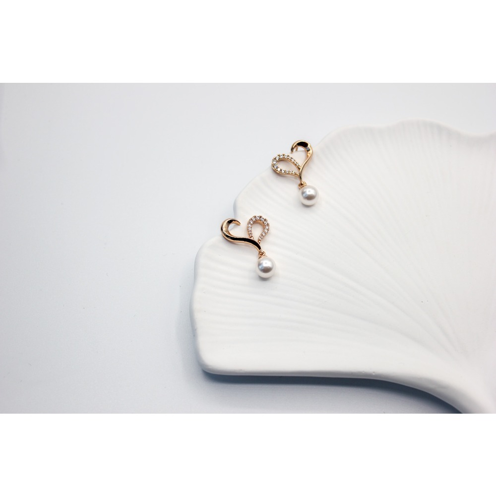 Diamond Steel Earring