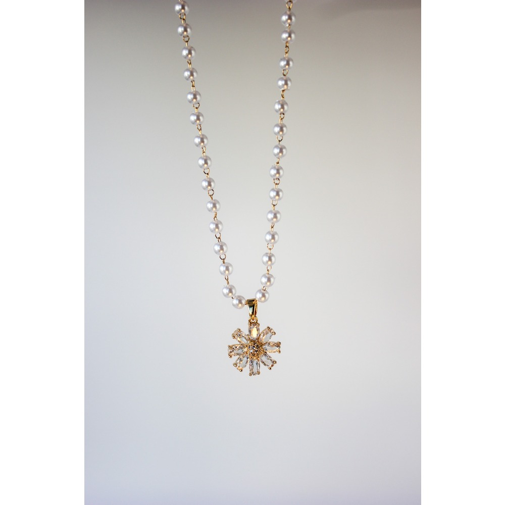 Flower Steel Necklace
