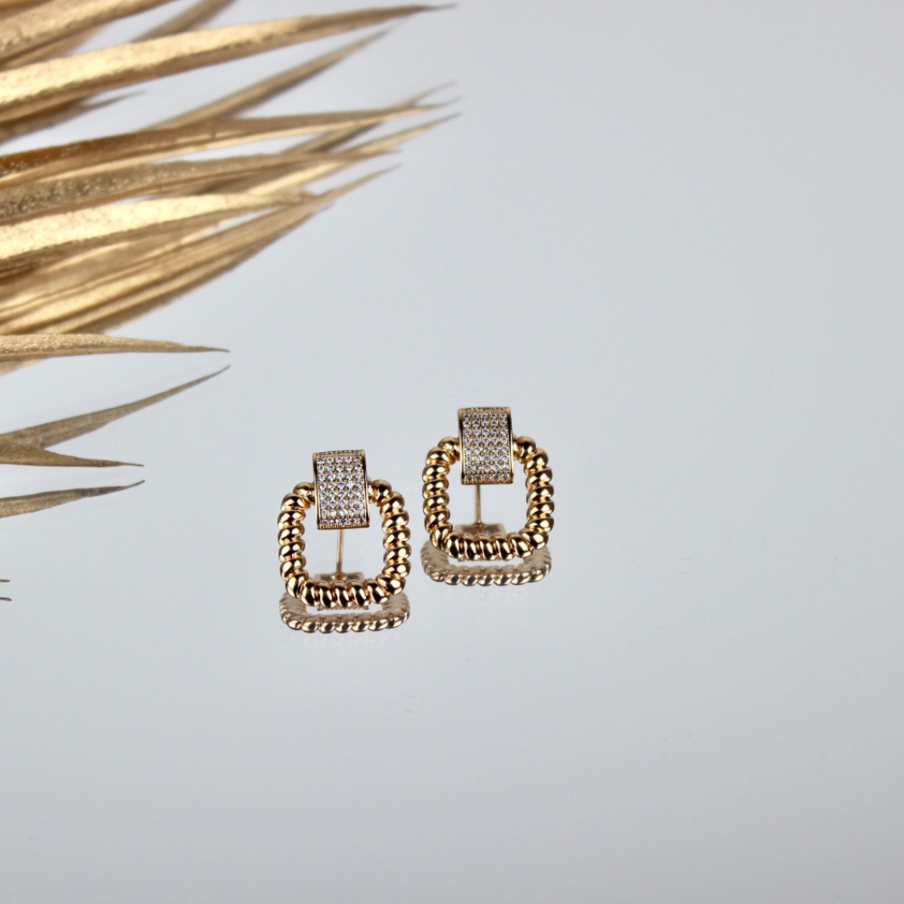 Modern Steel Earring