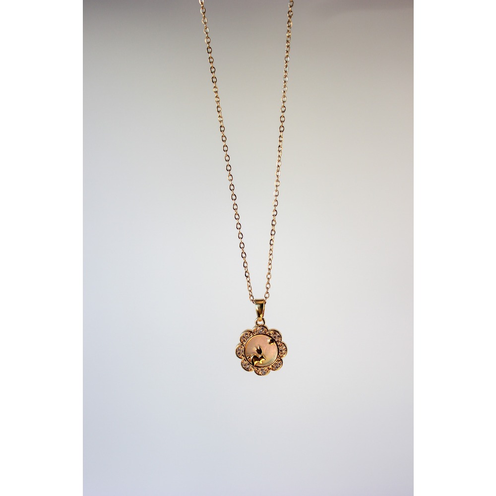 Sun Steel Necklace