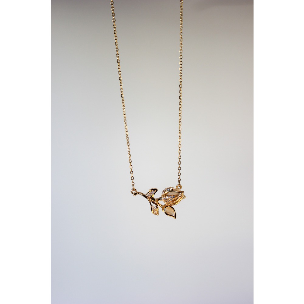 Rose Steel Necklace