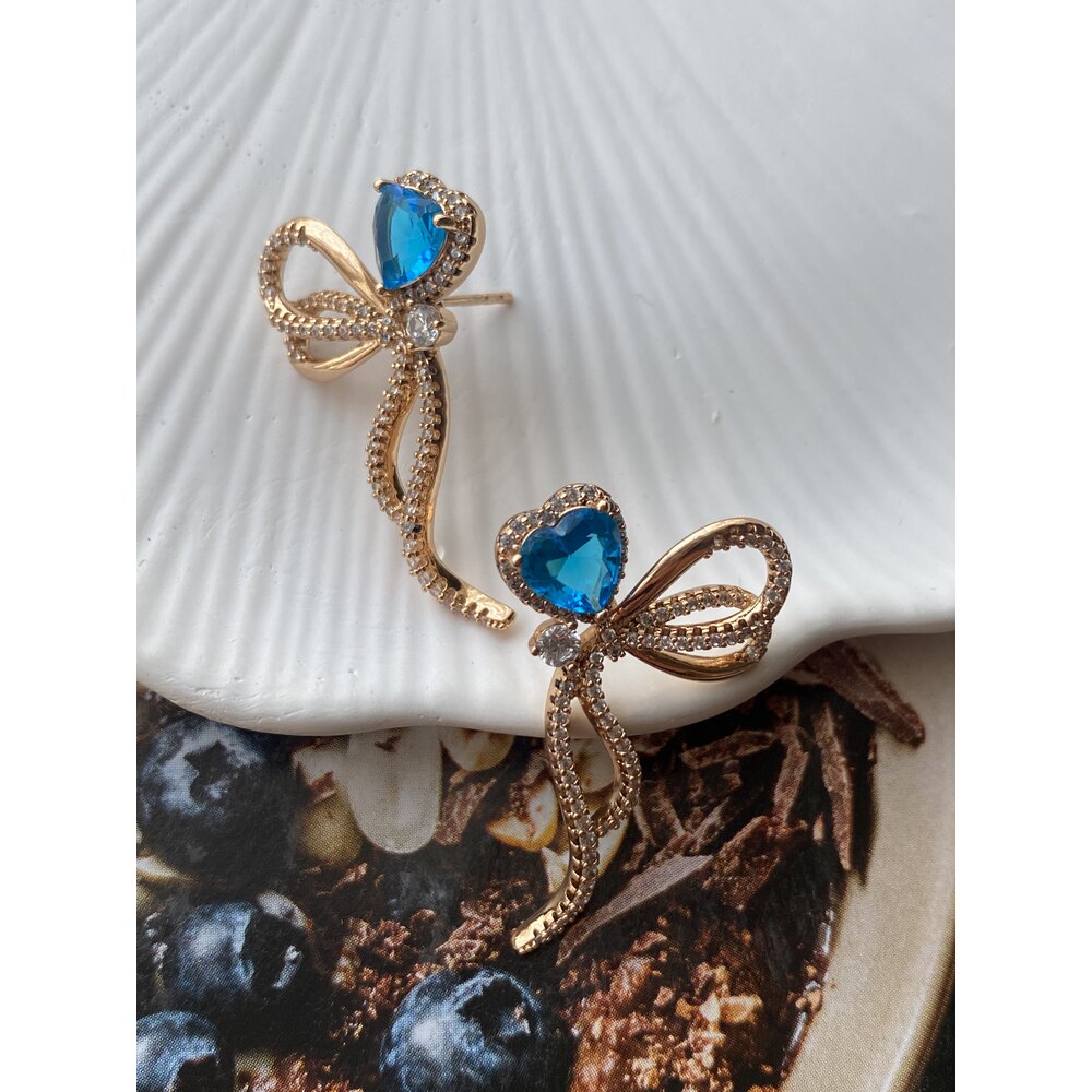 Blue Ribbon Steel Çelik Küpe