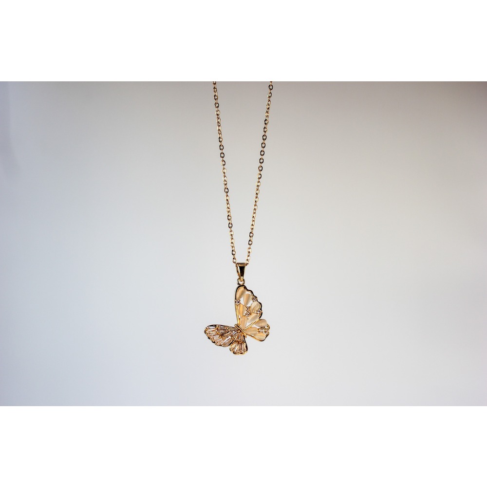 Butterfly Steel Necklace