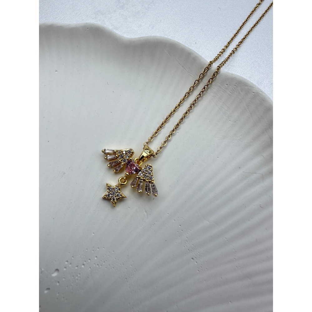 Bird Steel Necklace
