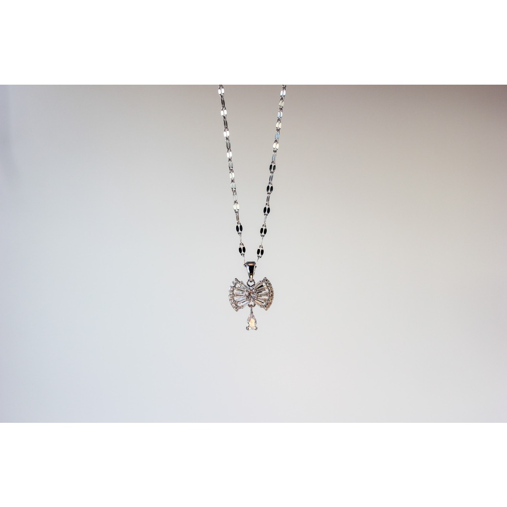 Ribbon Steel Necklace