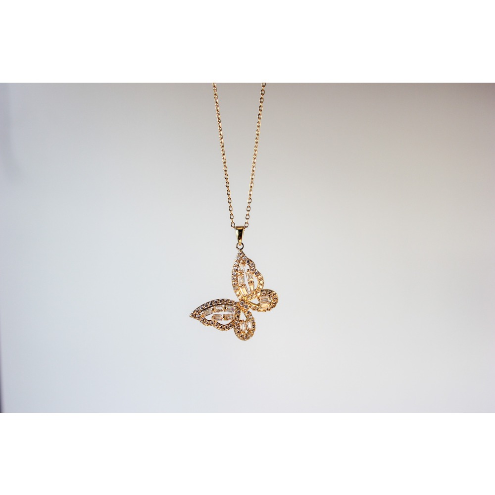 Butterfly Steel Necklace