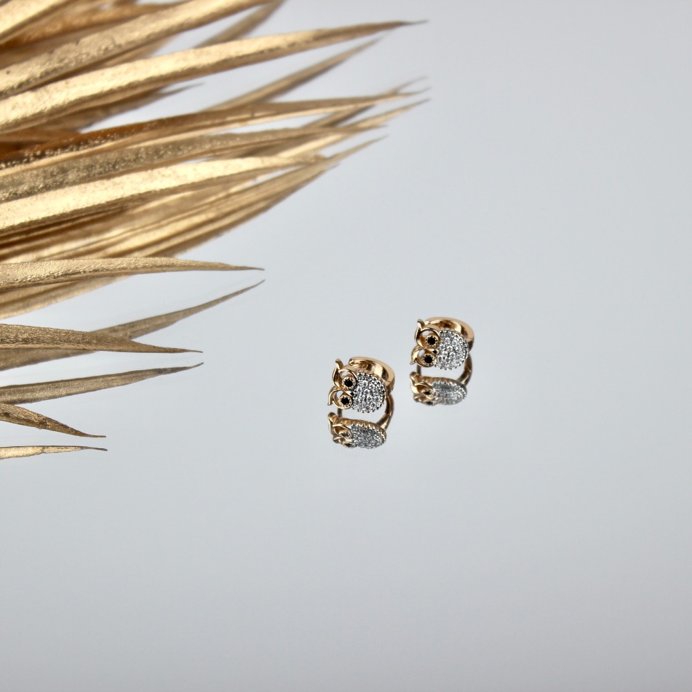 Owl Steel Earring