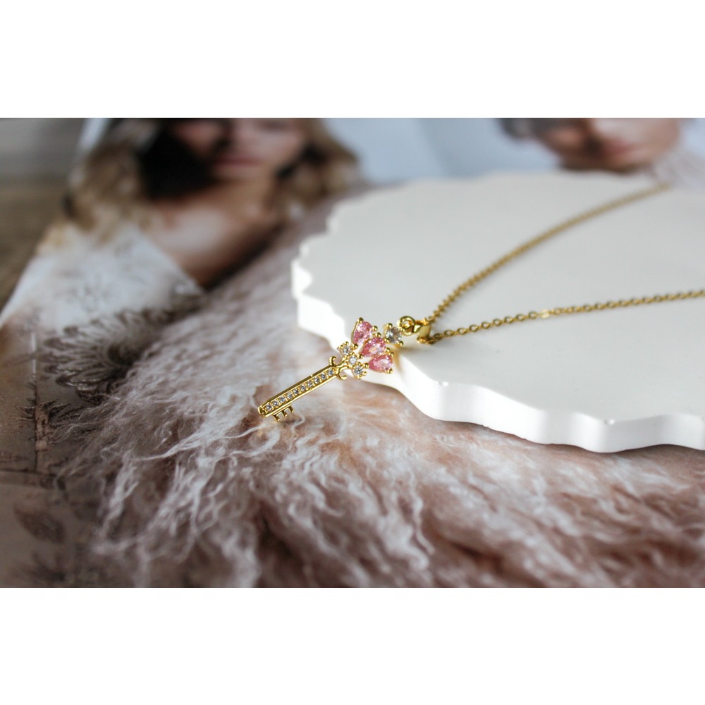 Love Key Steel Necklace