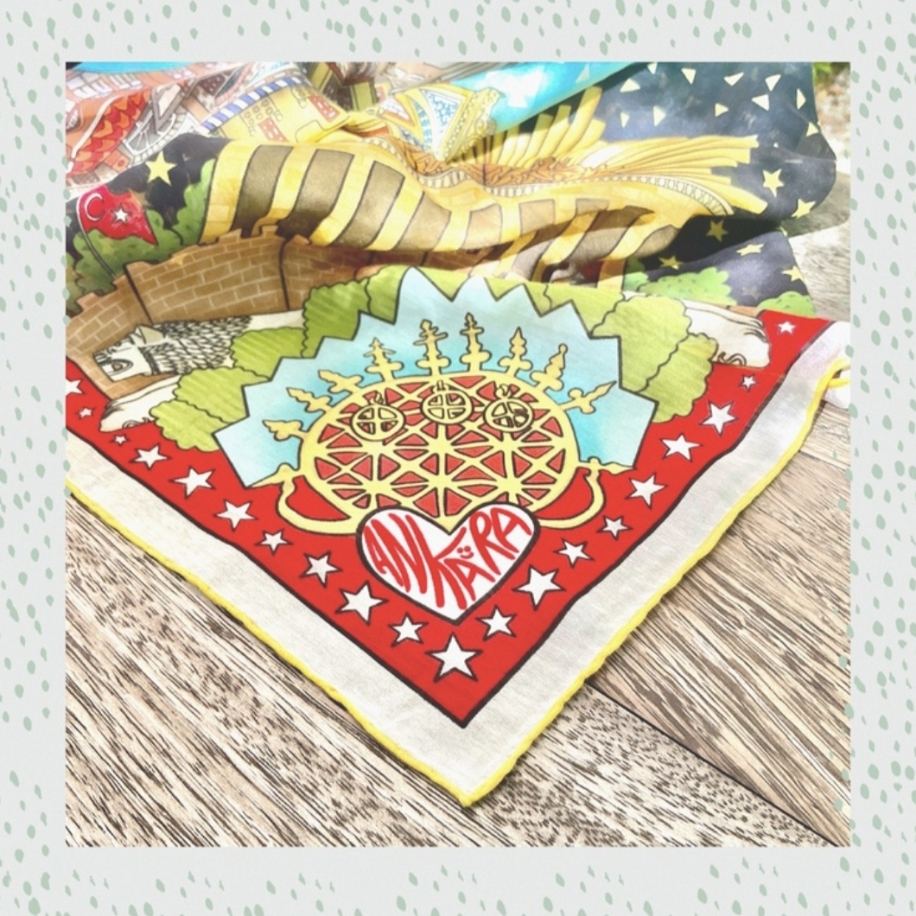 Ankara Fular 90×90 cm