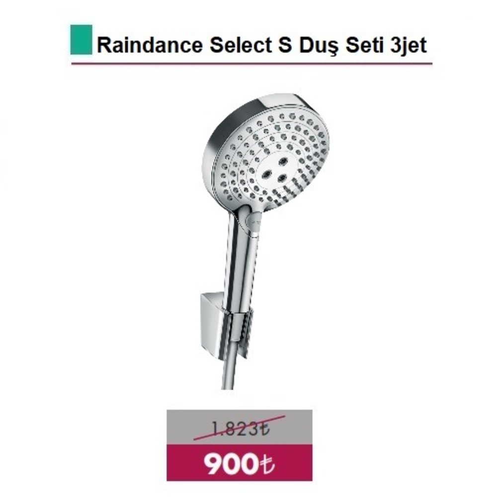 HANSGROHE Raindance Select S Duş Seti - (27669000)