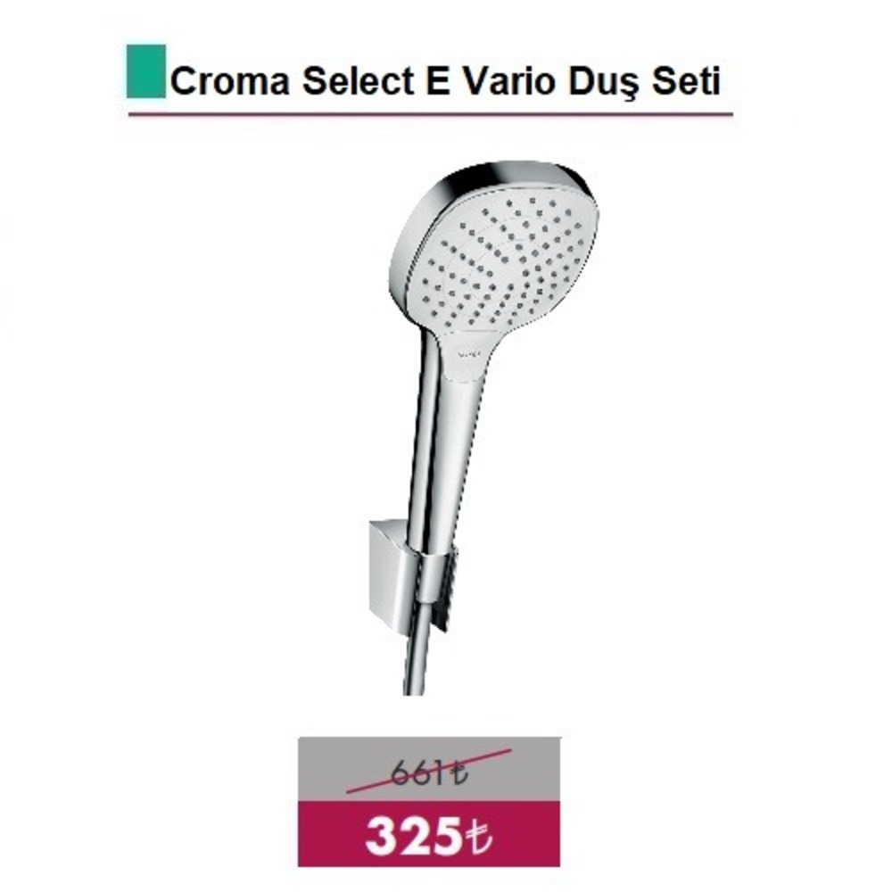 HANSGROHE Croma Select E Duş Seti - (27669000)
