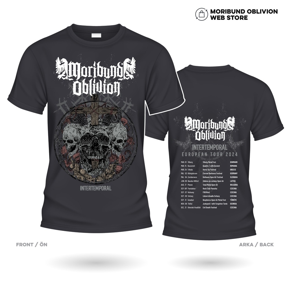 MORIBUND OBLIVION - EUROPEAN TOUR 2024 TSHIRT