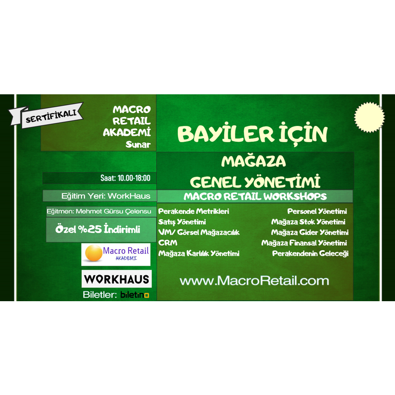 Bayiler için Mağaza Genel Yönetimi