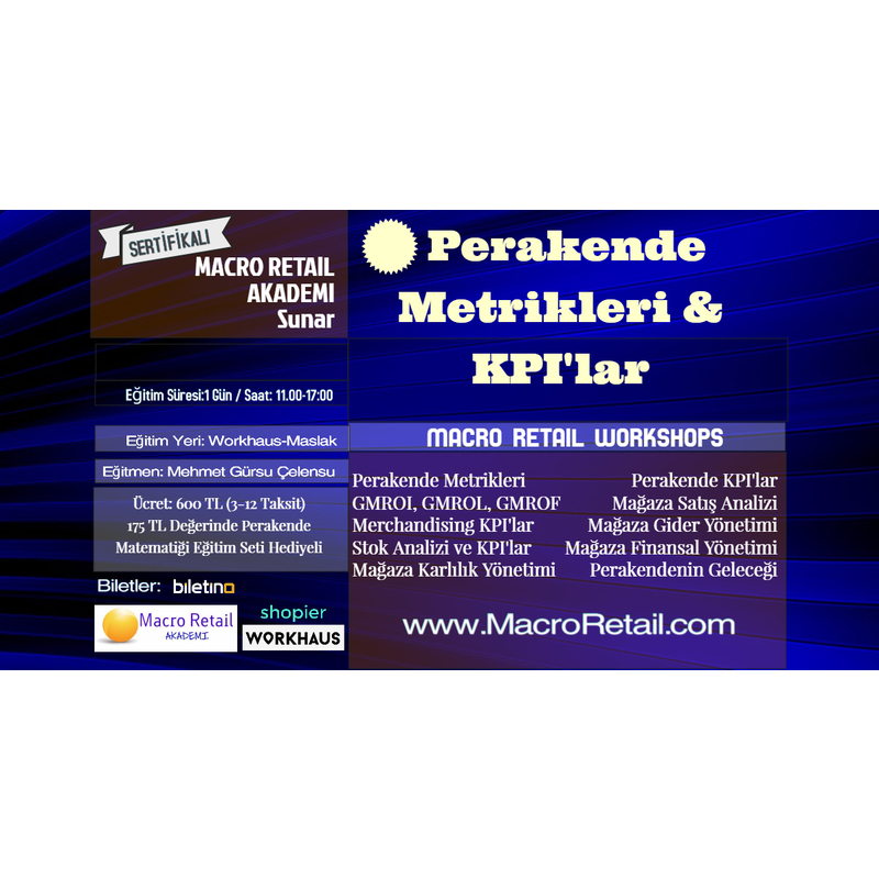 Perakende Metrikleri ve KPI'lar Online Eğitimi