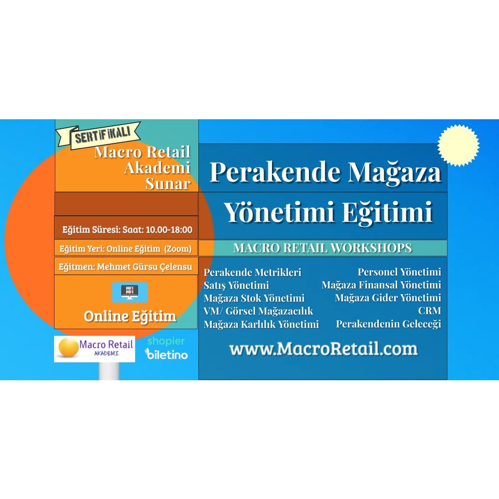 Perakende Mağaza Yönetimi Eğitimi 