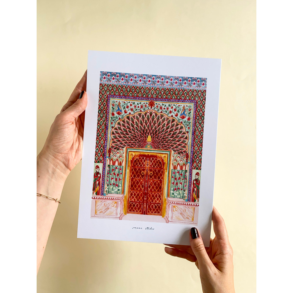 LOTUS GATE Art Print - Medium