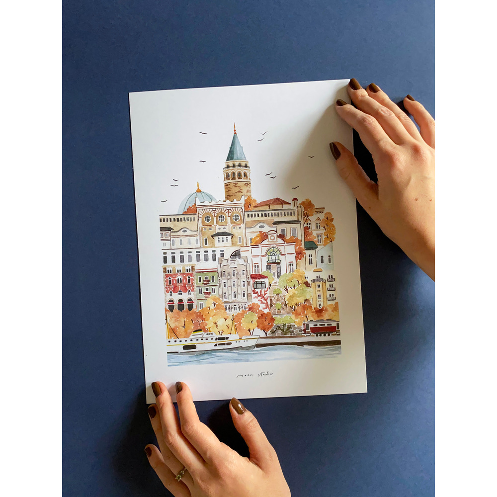 İSTANBUL Art Print - Medium