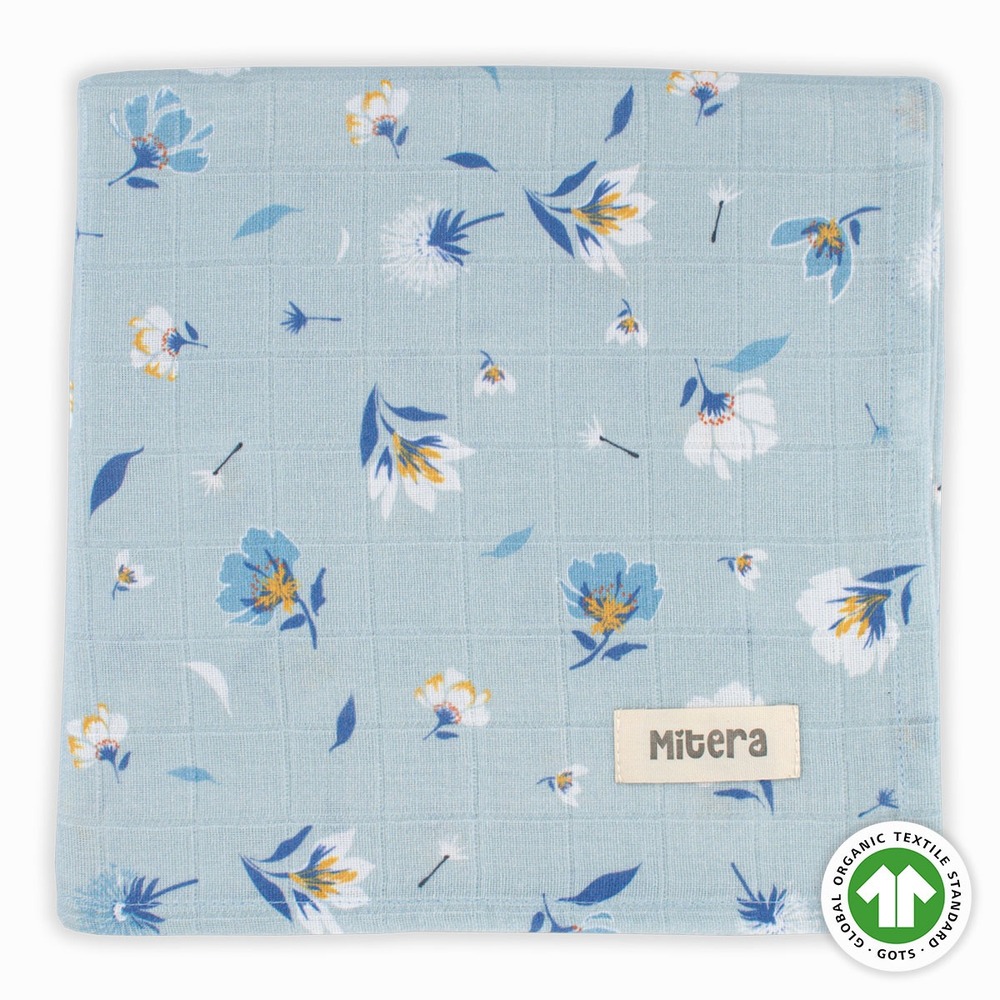 Organik Müslin Örtü - FRESH BLOSSOMS