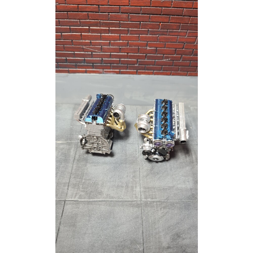 1/18 2JZ GTE Motor X-13 Metallic Blue (Adet) | Model Aracım