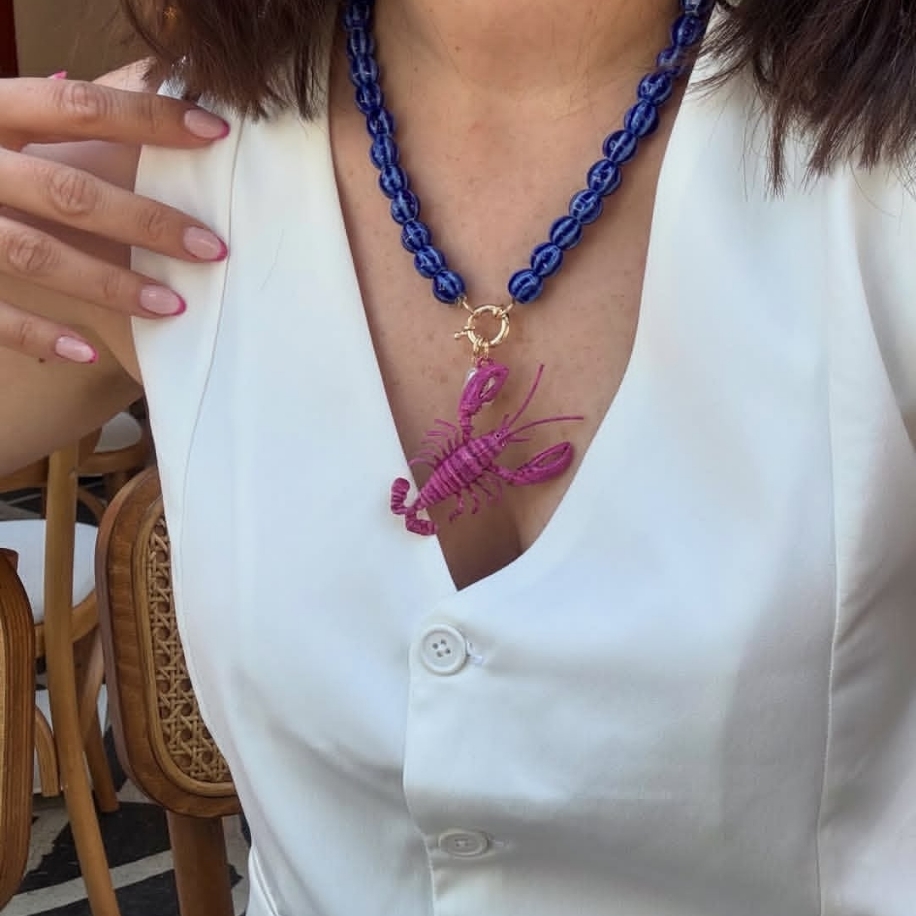 Zara Marka Istakozlu Boncuk Kolye | Moonlight Jewelry