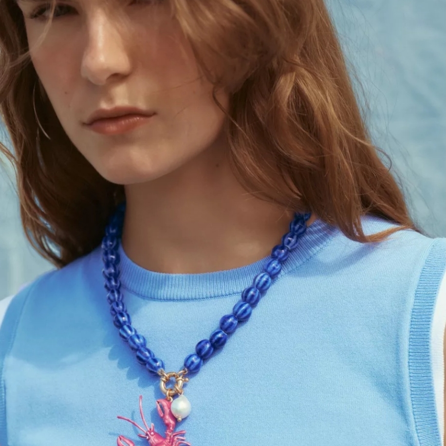 Zara Marka Istakozlu Boncuk Kolye | Moonlight Jewelry