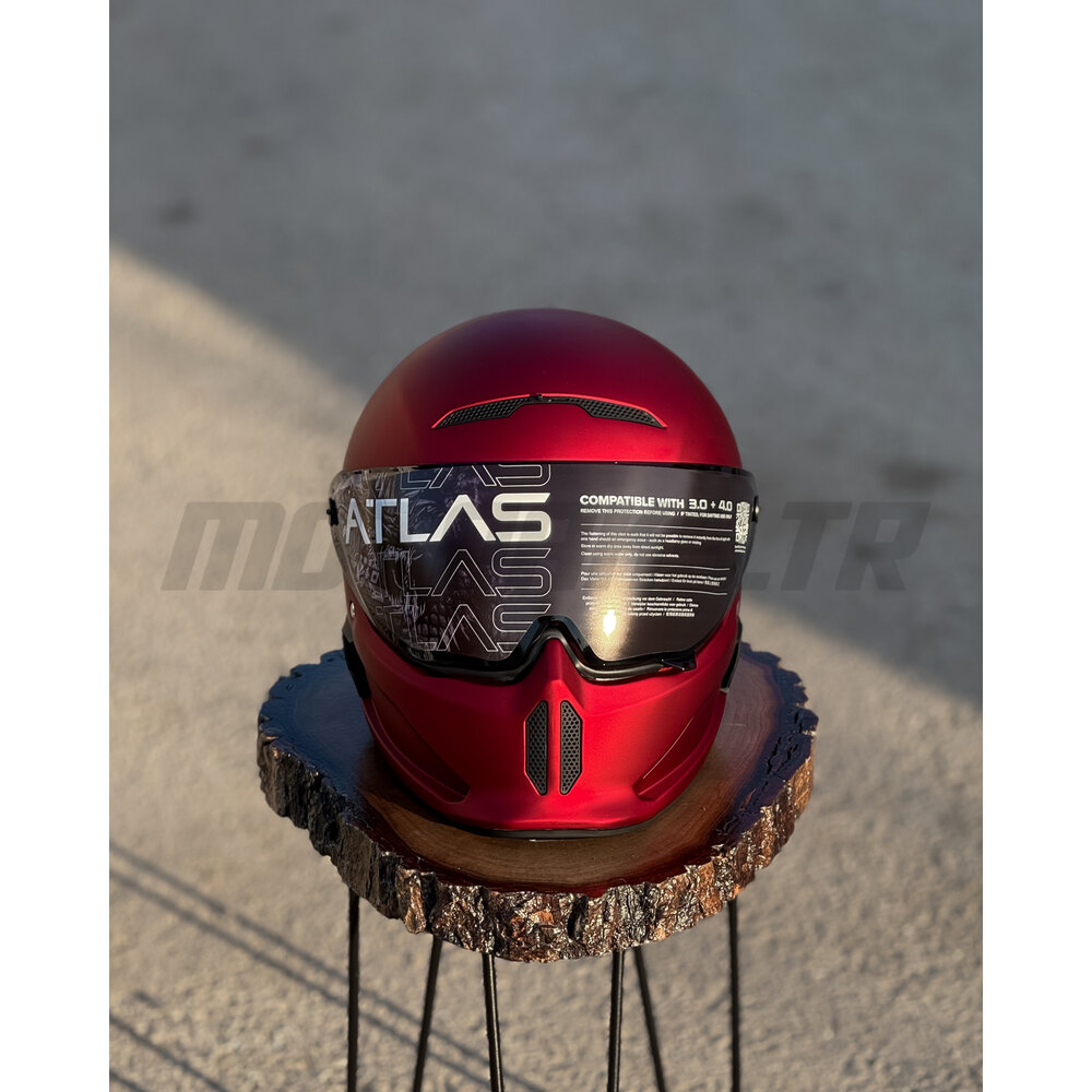 Ruroc Crimson Red Ruroc Carbon Helmet Ruroc-Helmet-BERSERKER