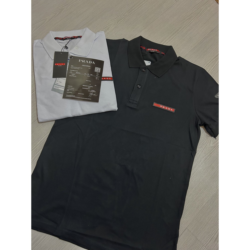 Prada Logolu Polo Yaka T-Shirt | Mr.Stylish