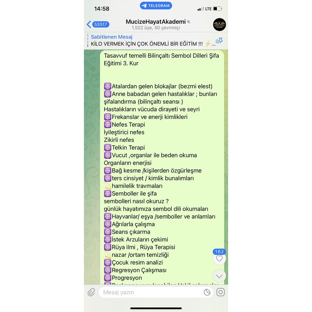  tasavvuf ilmi ve sembol dilleri ile şifa eğitimi 3. kur 