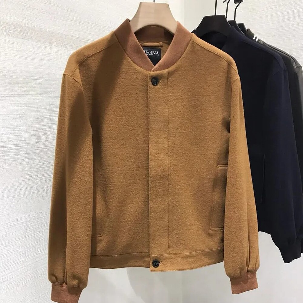 Ermenegildo Zegna Oasi Cashmere Elements Bomber Jacket ıLgarantie®