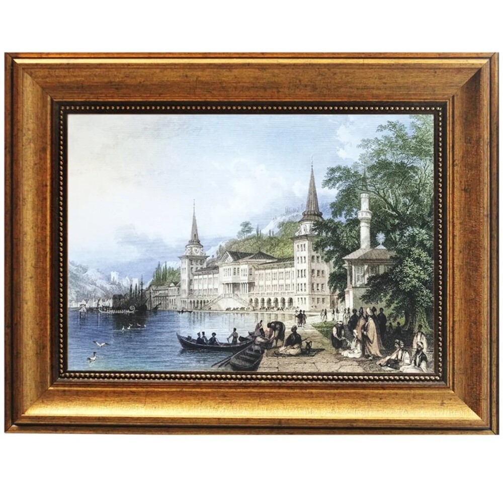 Thomas Allom'a ait Kuleli Gravüeü | Tablo Dekorasyon