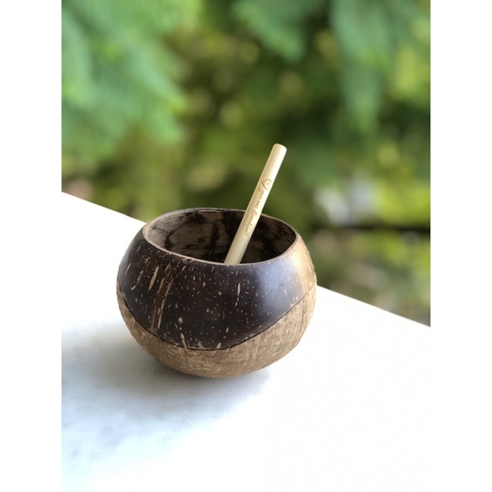 Coco cup yin+yang  + you are beautiful mottolu kısa pipet