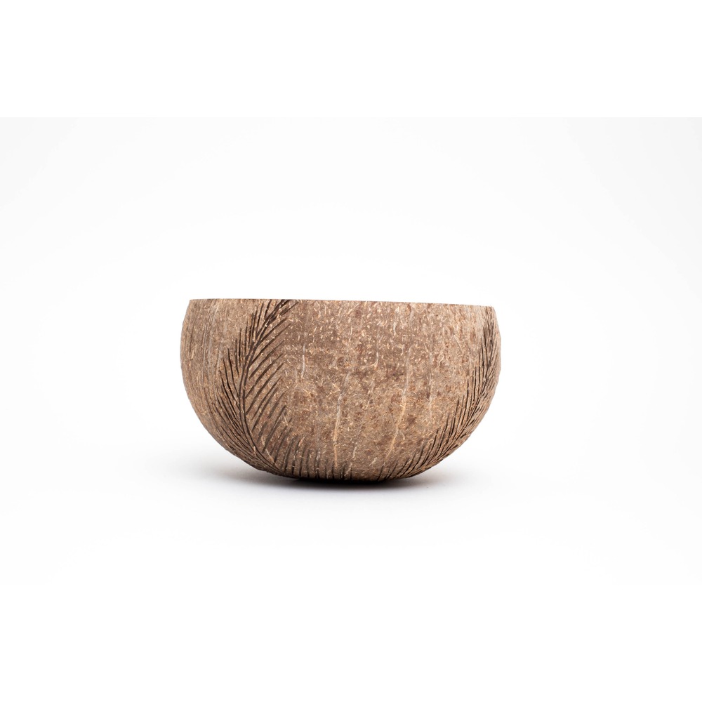 Coco jumbo natural 'leaves' (Good vibes only' mottolu)