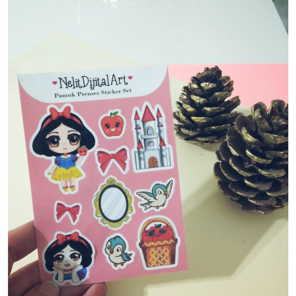 Pamuk prenses sticker set