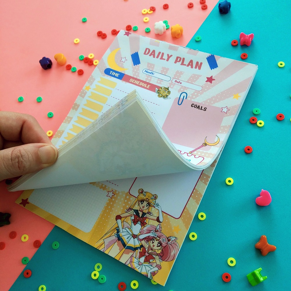 Sailormoon Temalı Daily Plan 