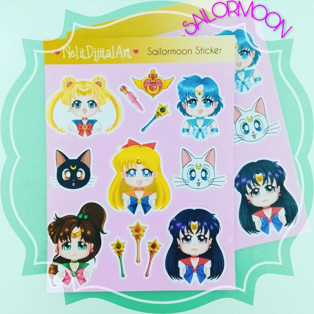 Sailormoon sticker set 